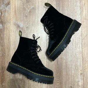 Dr Martens Jadon Velvet Boots